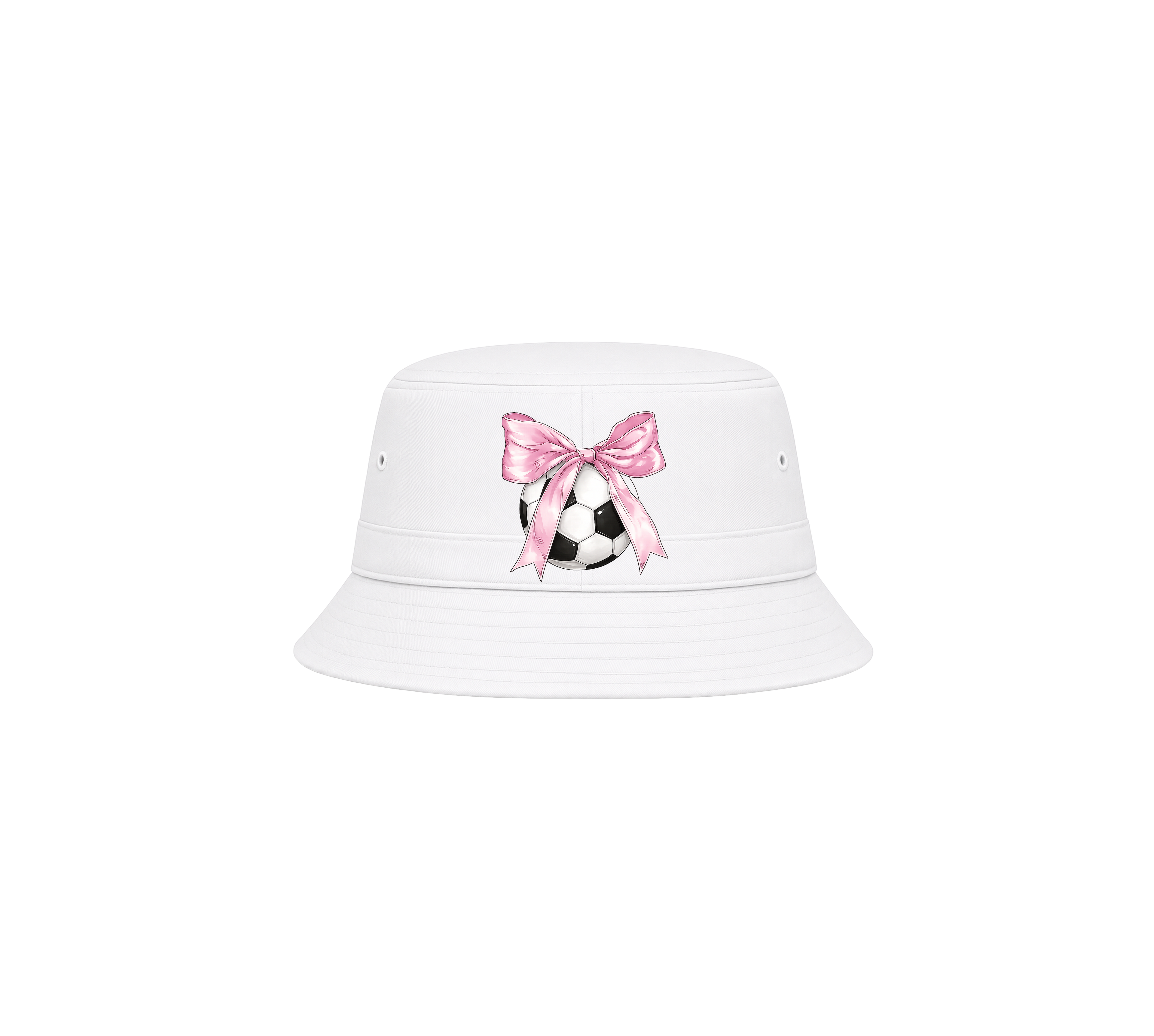 GIRLY BUCKET HAT - WHITE
